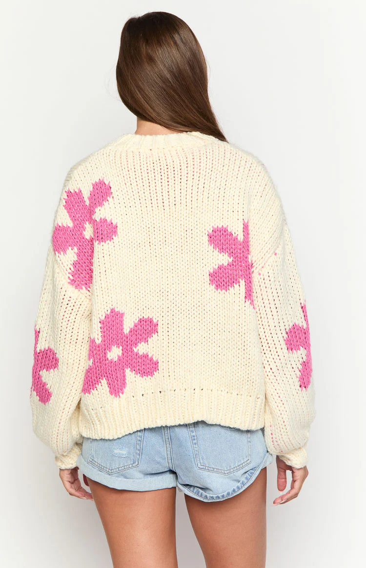 Luisa - Maglione floreale