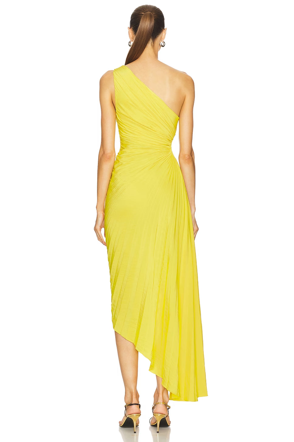 Elira Plissée – Abito elegante con dettagli cut-out