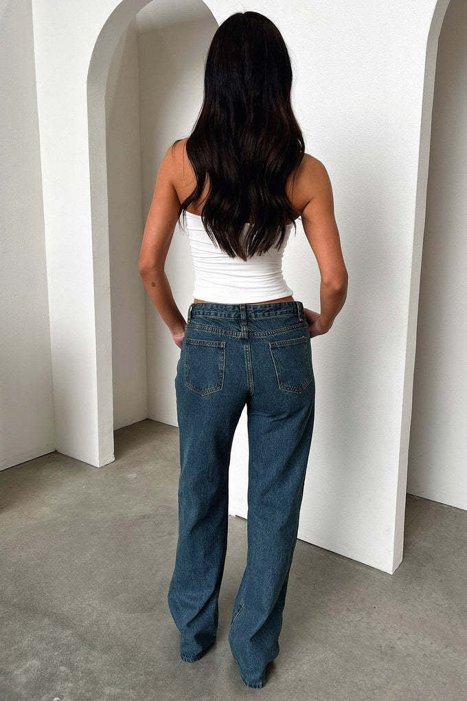 Jeans a vita bassa di lusso