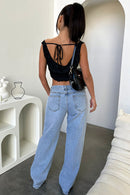 Jeans a vita bassa di lusso