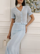 Completo Serena con camicia e gonna lunga
