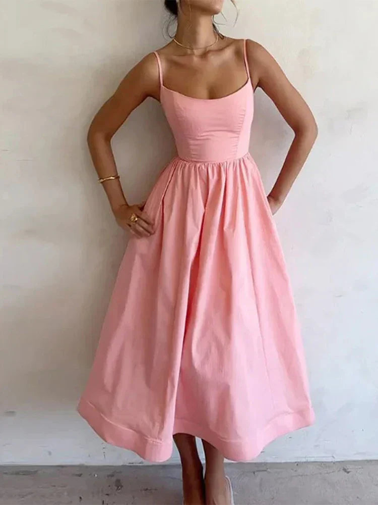 Luise - abito con spalline sottili