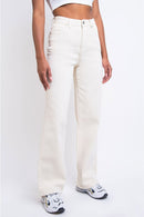 Jeans dritti alti