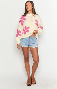 Luisa - Maglione floreale