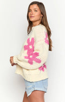 Luisa - Maglione floreale