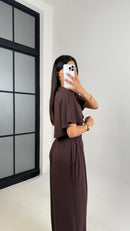 Camicia due pezzi comoda e pantaloni da jogging