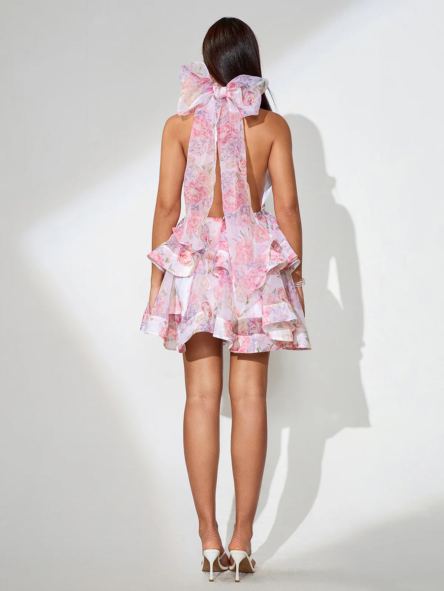 Aurora – Abito bouffant in rosé