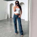 Jeans a vita bassa di lusso