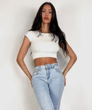 Jeans elasticizzati a gamba larga Hearts Blue