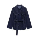 Elegante completo in denim