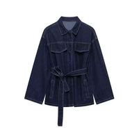 Elegante completo in denim