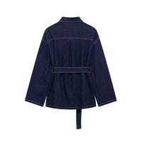 Elegante completo in denim