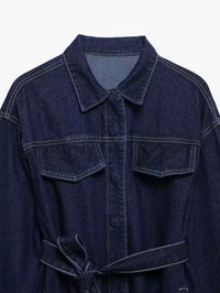 Elegante completo in denim