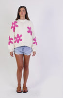 Luisa - Maglione floreale