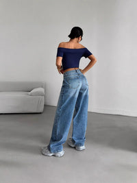 Jeans dritti essenziali