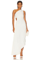 Elira Plissée – Abito elegante con dettagli cut-out